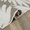 World Rug Gallery Contemporary Floral Leaves Nature Inspired Indoor/Outdoor Area Rug 2' x 7' Blue 4033BEIGE5X7 - alternate 2
